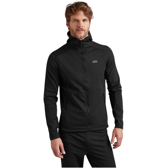 Gill Hombres 2024 Quest Sudadera Con Capucha 1115 - Black